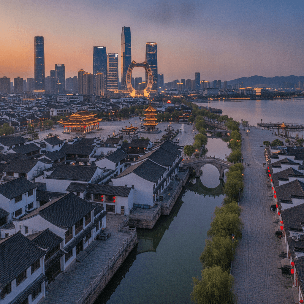 Huzhou a Pie: Un Paseo Sonoro por Canales, Seda y Delicias Locales