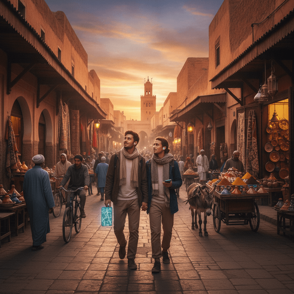 Marrakech Medina: A Self-Guided Audio Tour, Unlost in the Labyrinth