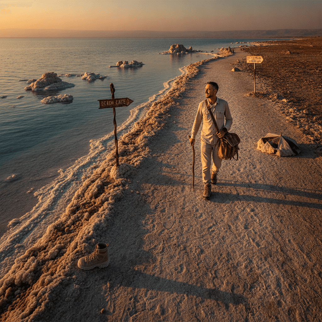 Mer Morte on Foot: A Dry Wit's Guide to Coastal Walking