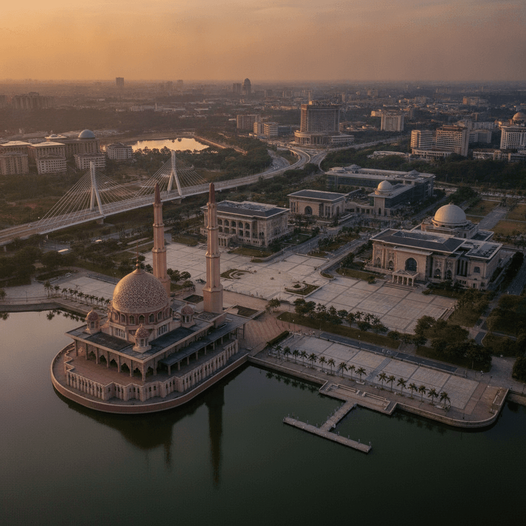Putrajaya's Quiet Grandeur: A Self-Guided Lakeside Stroll