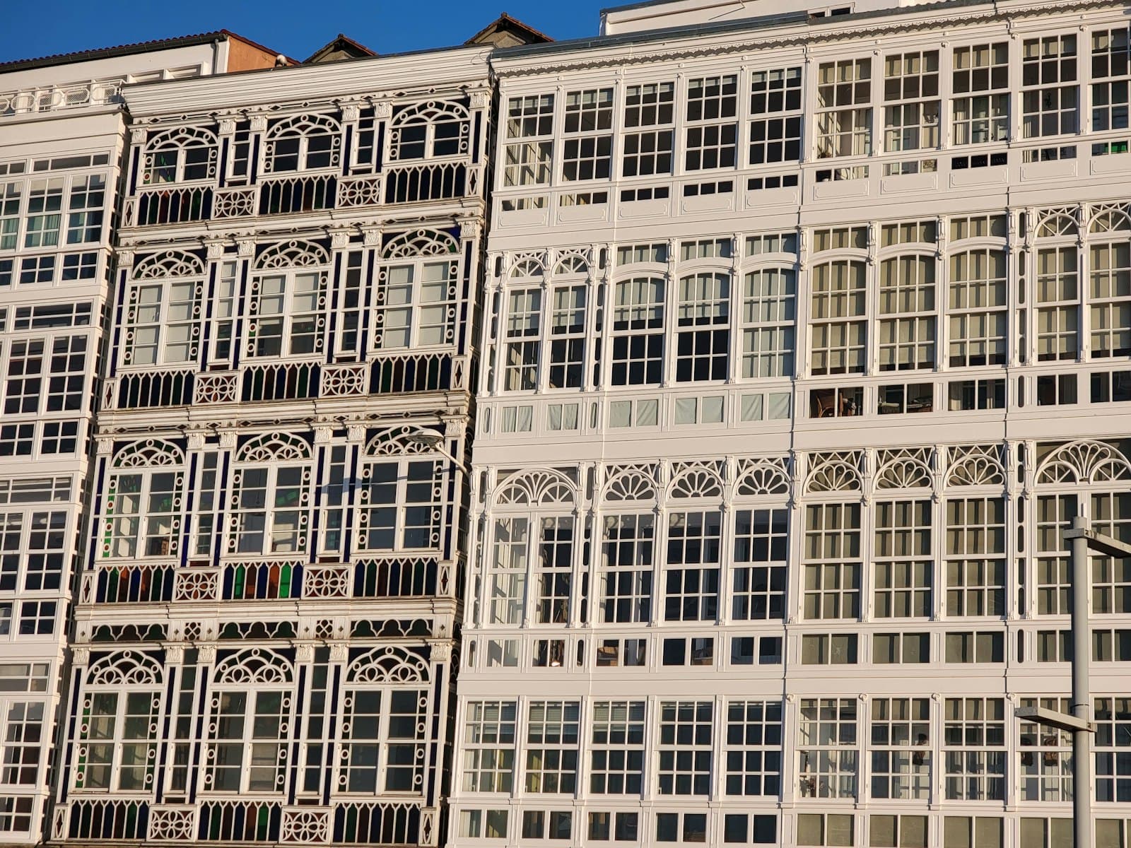 A Coruña — a large white building with lots of windows