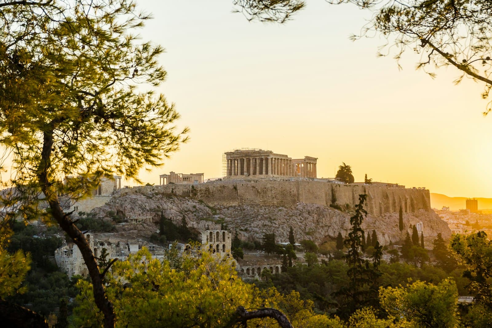 Acropolis of Athens — a large stone building on a hill