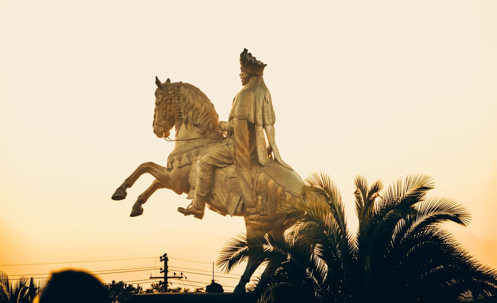 Addis Ababa — statue of man with wings
