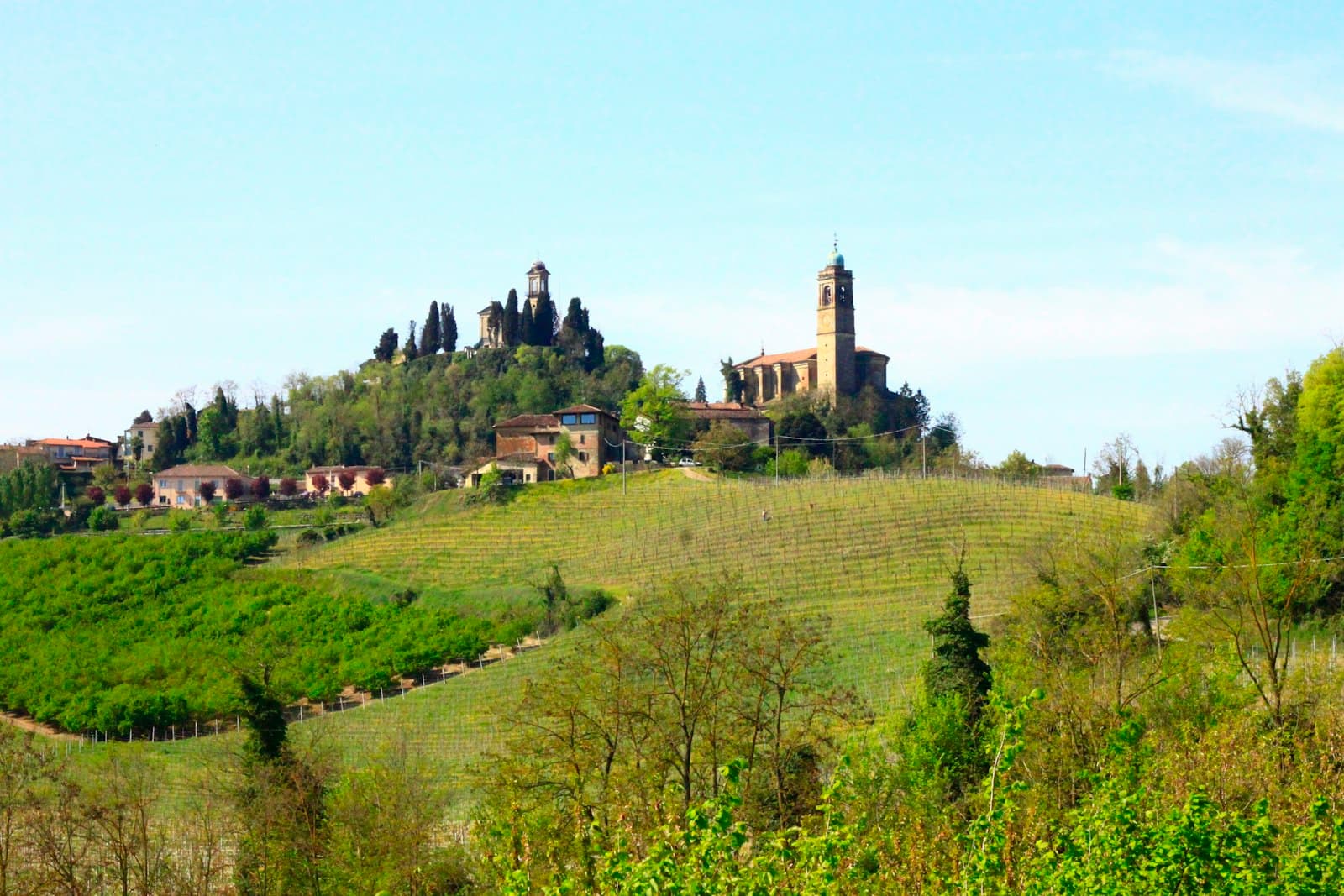 Alessandria — a small village on top of a hill