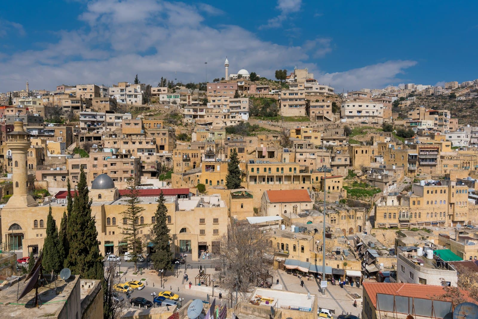 As-Salt — aerial view of city buildings during daytime