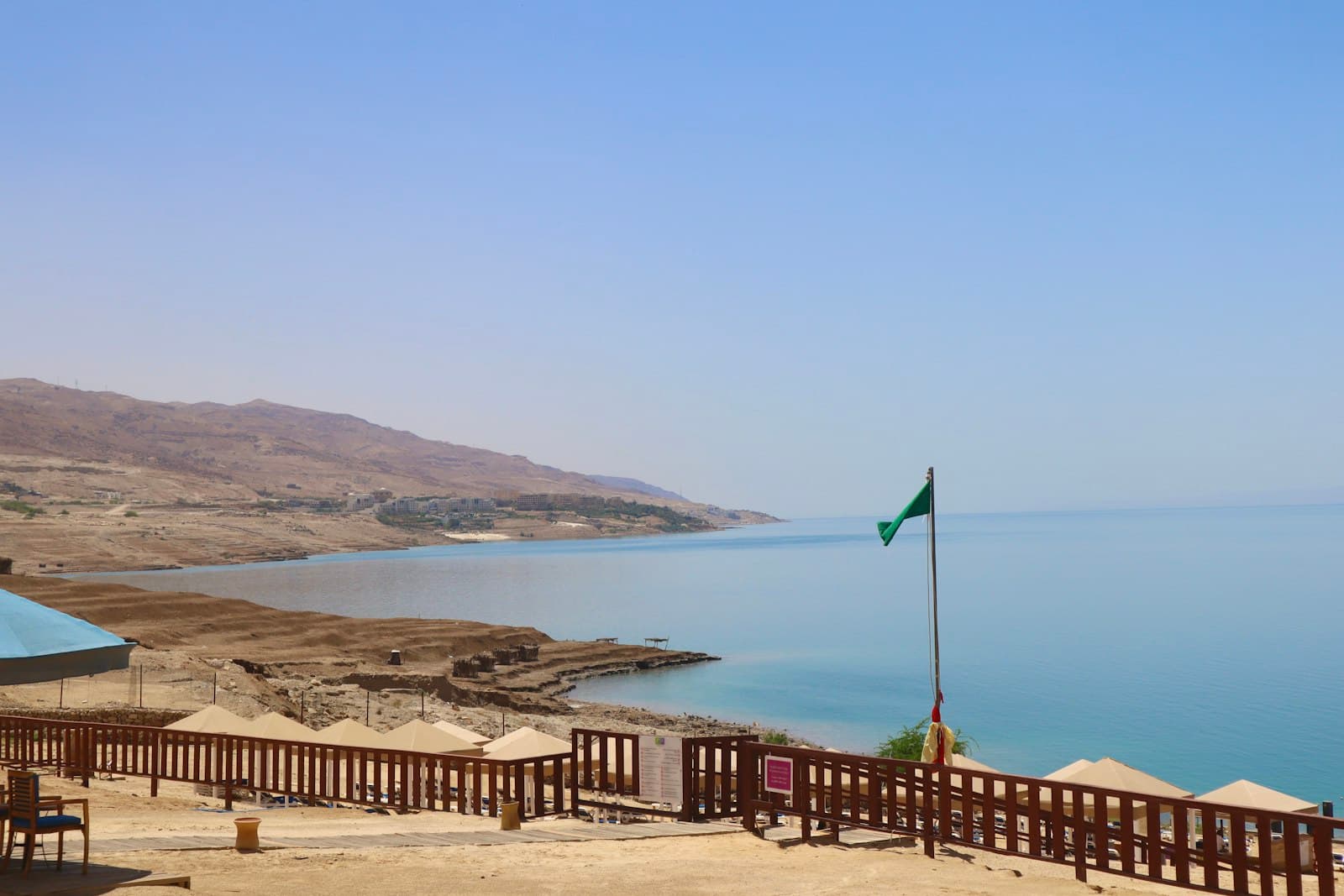 As-Salt — a large body of water sitting next to a sandy beach