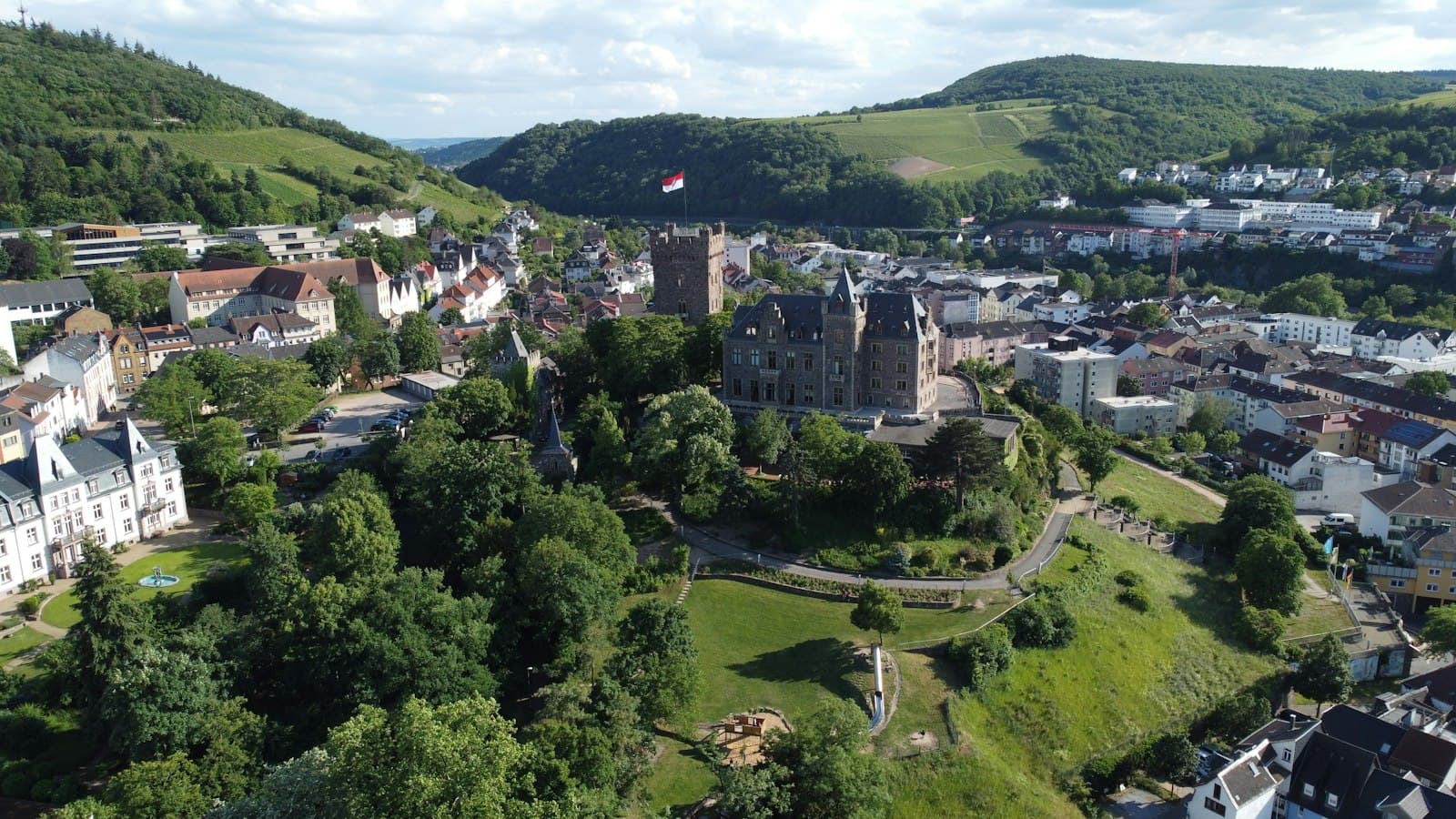 Bad Kreuznach — a large green landscape with buildings and trees