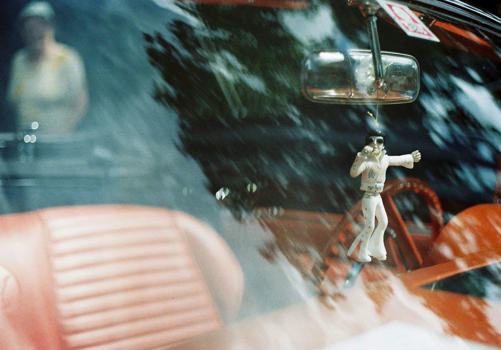 Bad Nauheim — A toy man is on the dashboard of a car