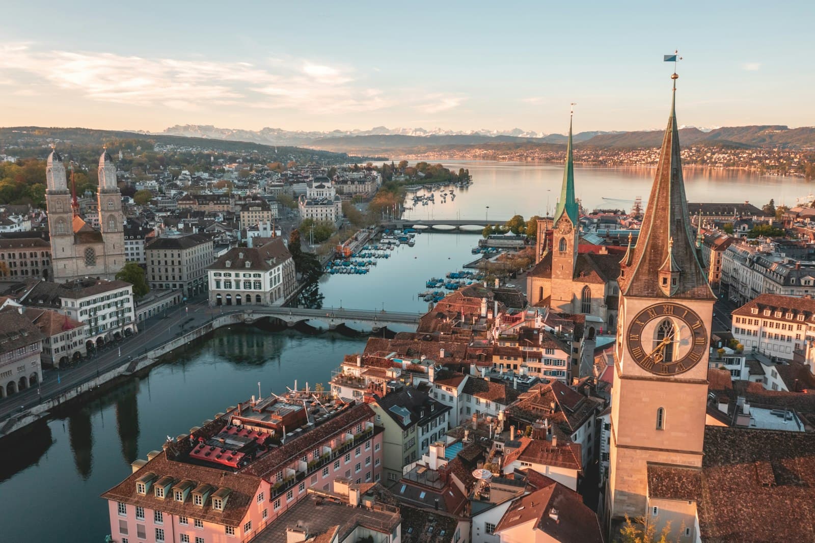 Baden — aerial view of city buildings during daytime
