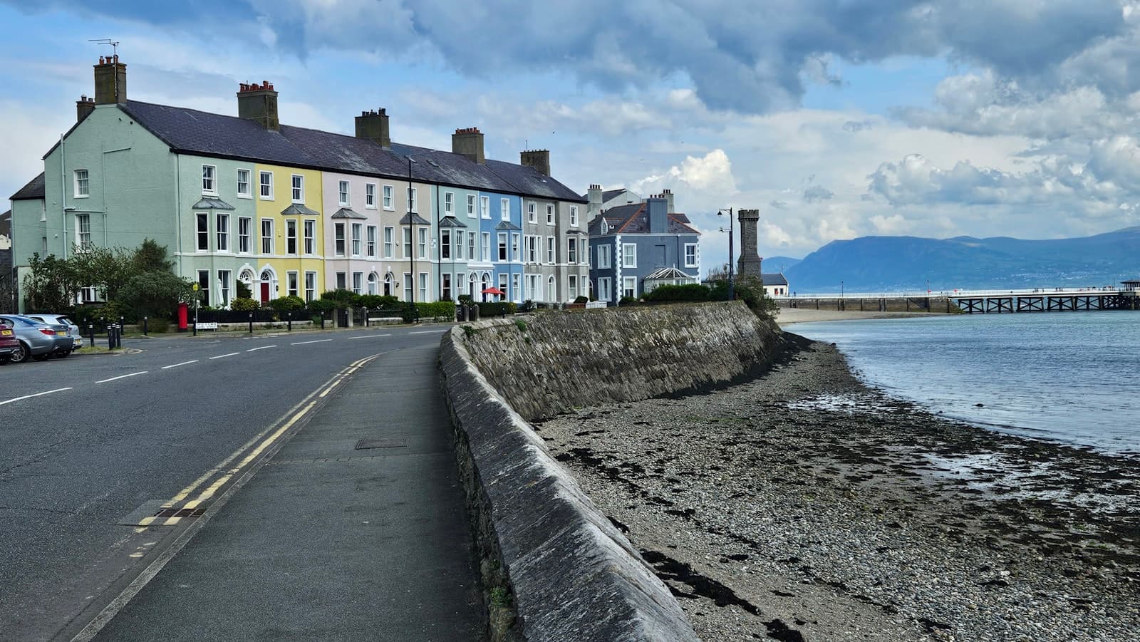 Beaumaris — a row of houses next to a body of water