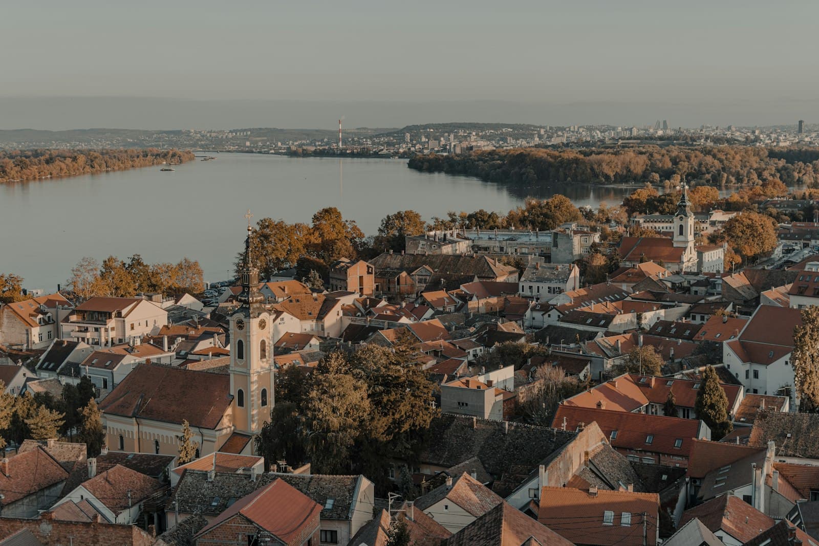 Belgrade — aerial view of city buildings during daytime