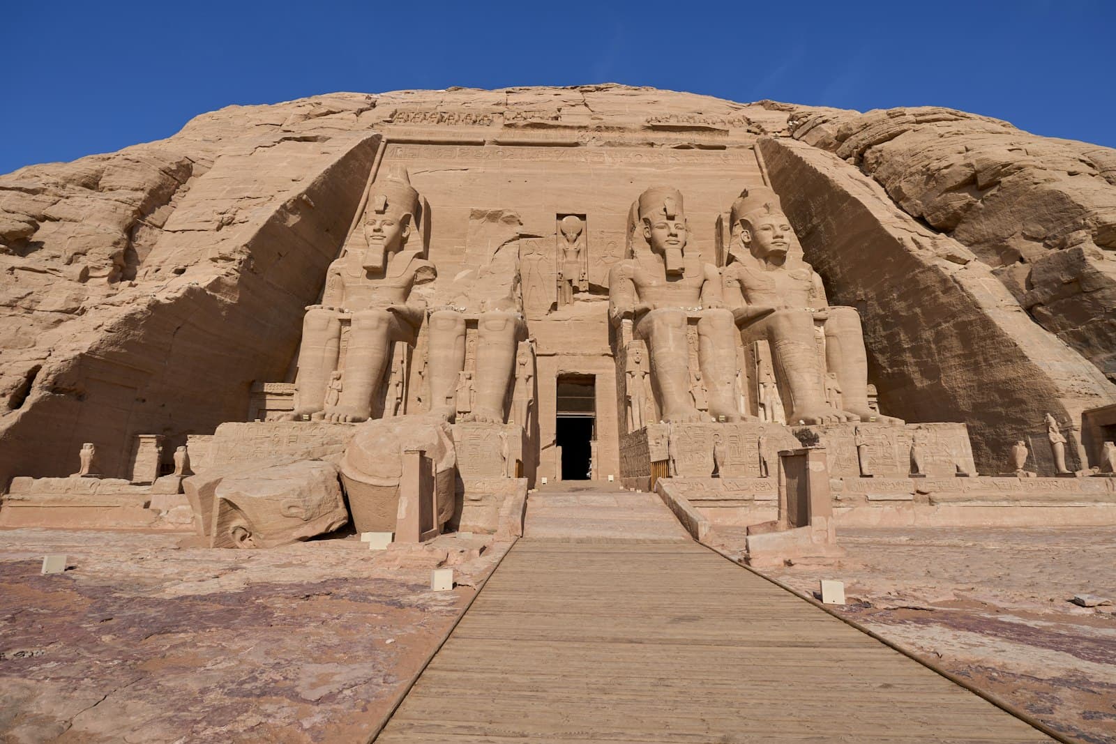 Beni Hasan — the entrance to abut el - khub in the desert