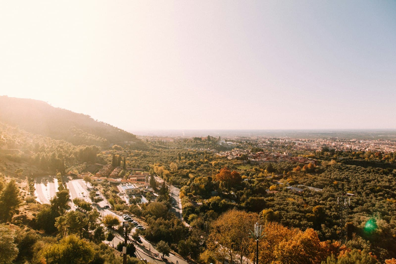 Béni Mellal — a view of a city from a hill