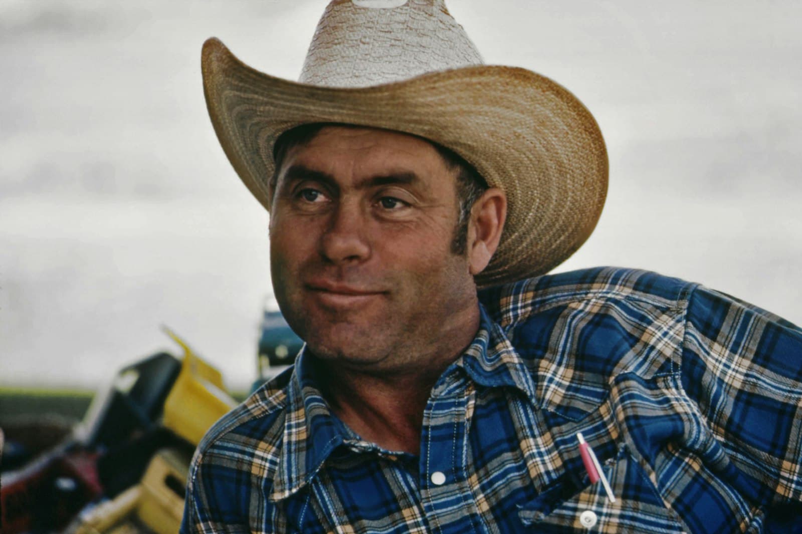 Billings — a man wearing a cowboy hat and a plaid shirt