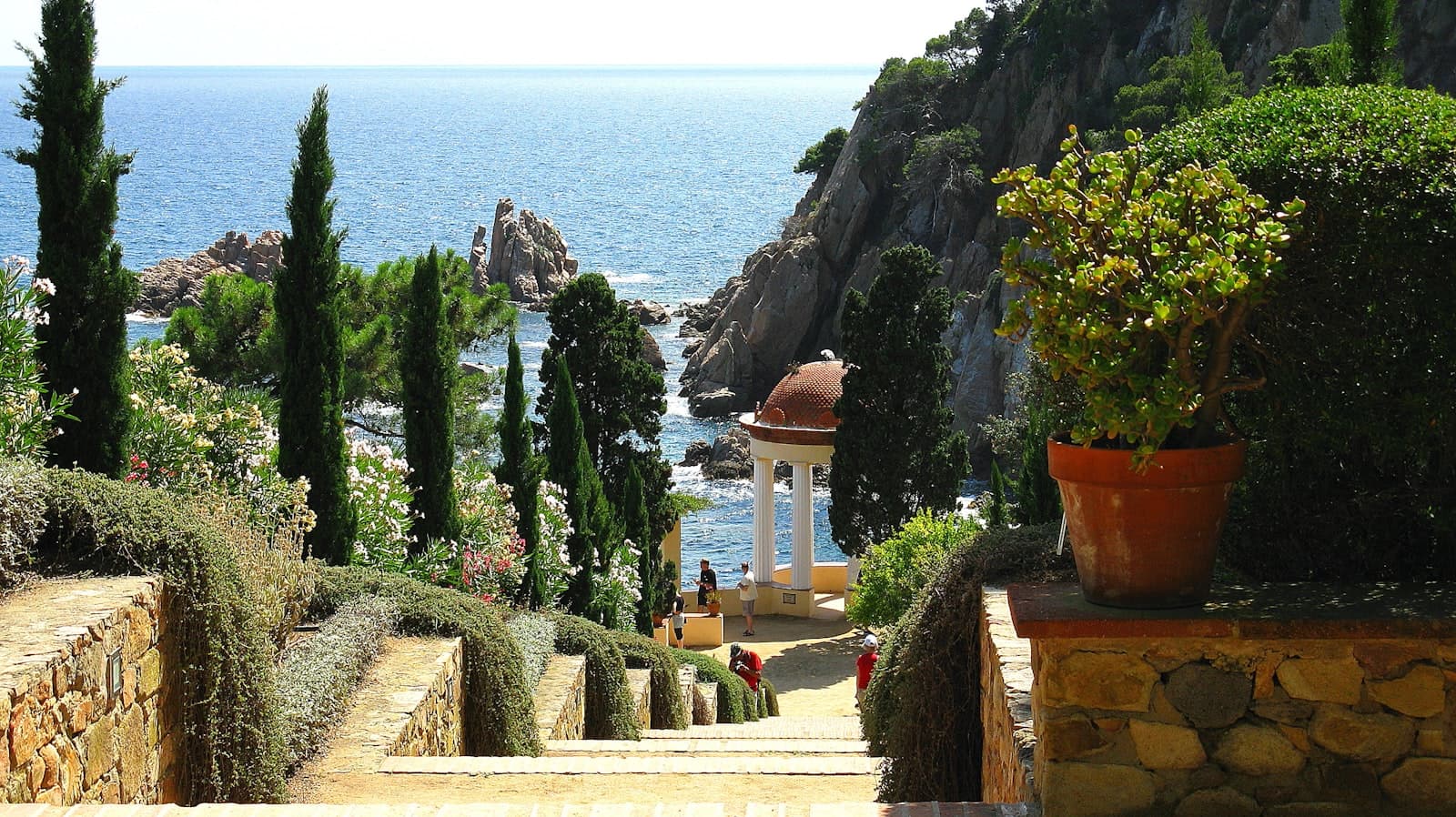 Blanes — green trees near body of water during daytime