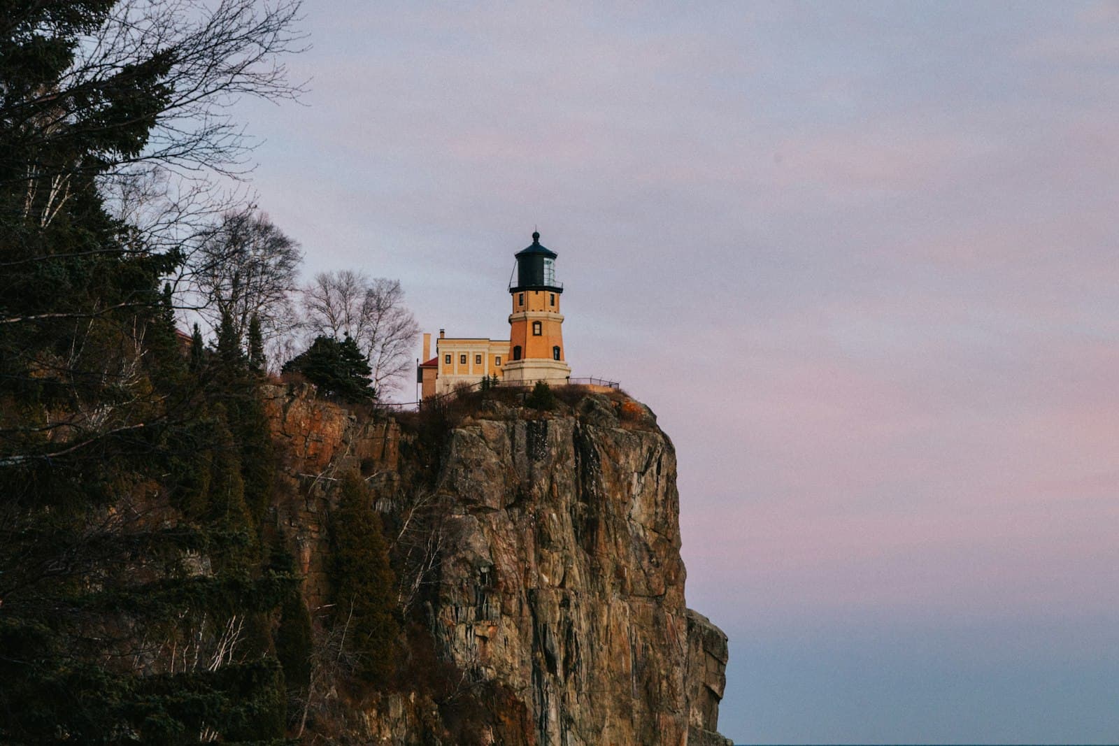 Blowing Rock — a lighthouse on top of a cliff near the ocean