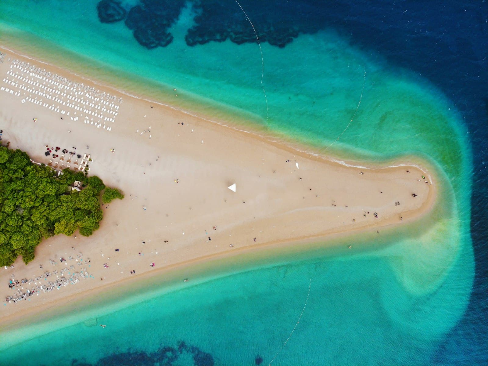 Bol — aerial view of beach during daytime