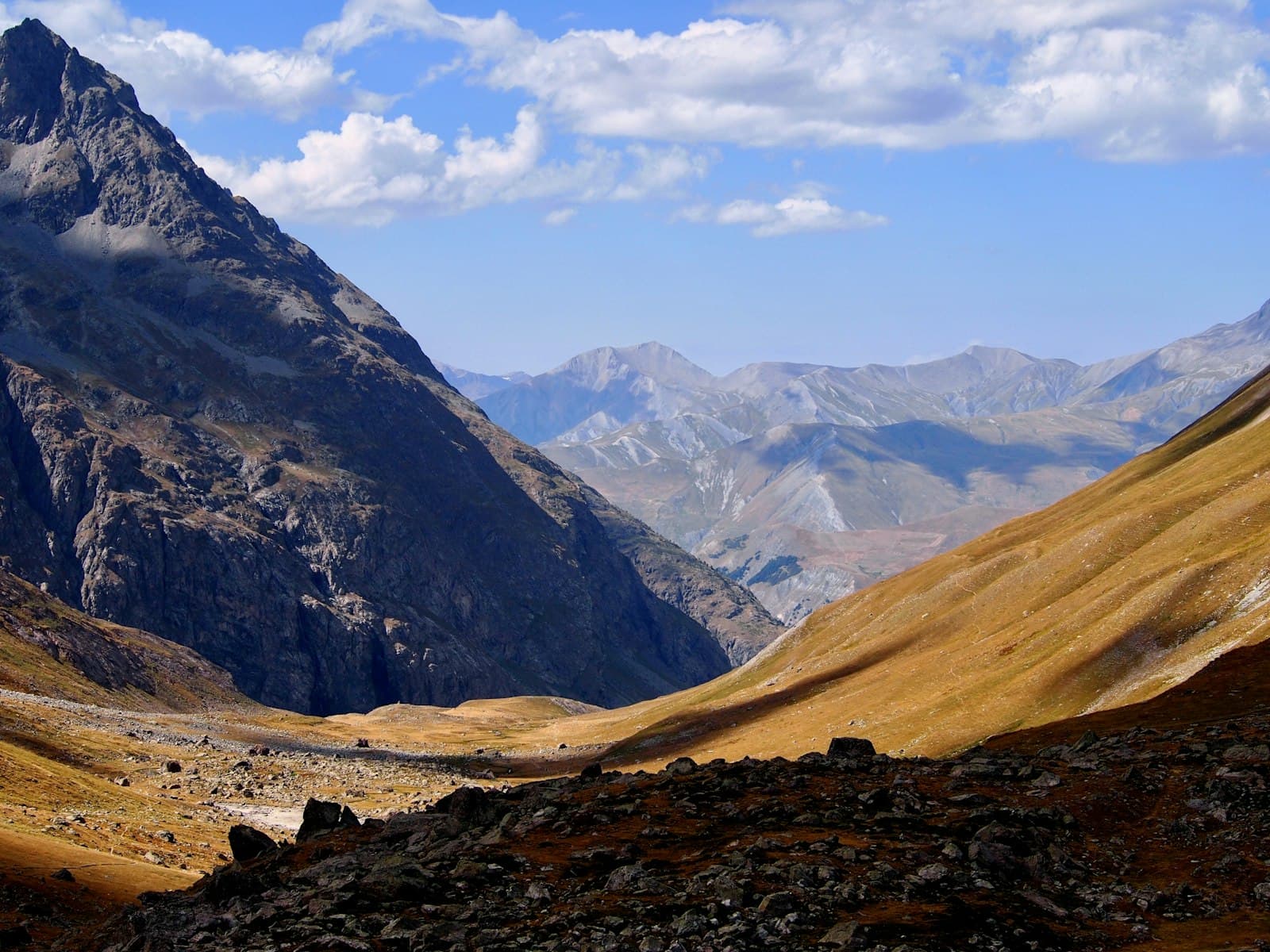 Briançon — a view of a mountain range in the mountains