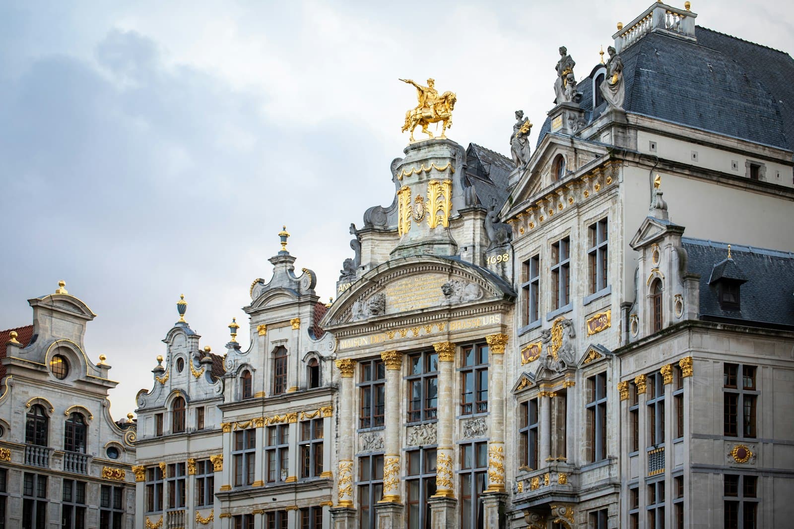 Brussels — white concrete buildings