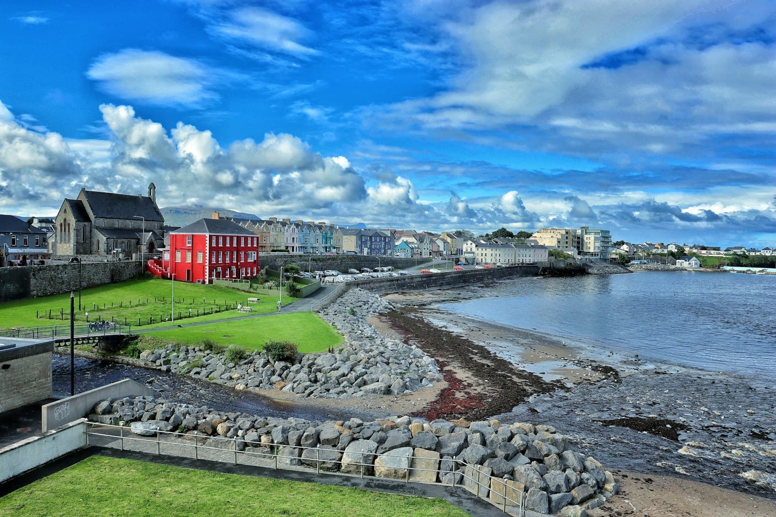 Bundoran — a scenic view of a small town by the water