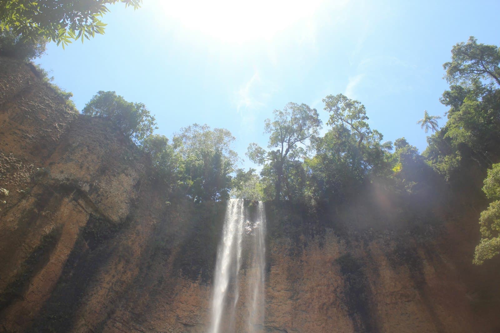 Cachoeira — a waterfall in a forest