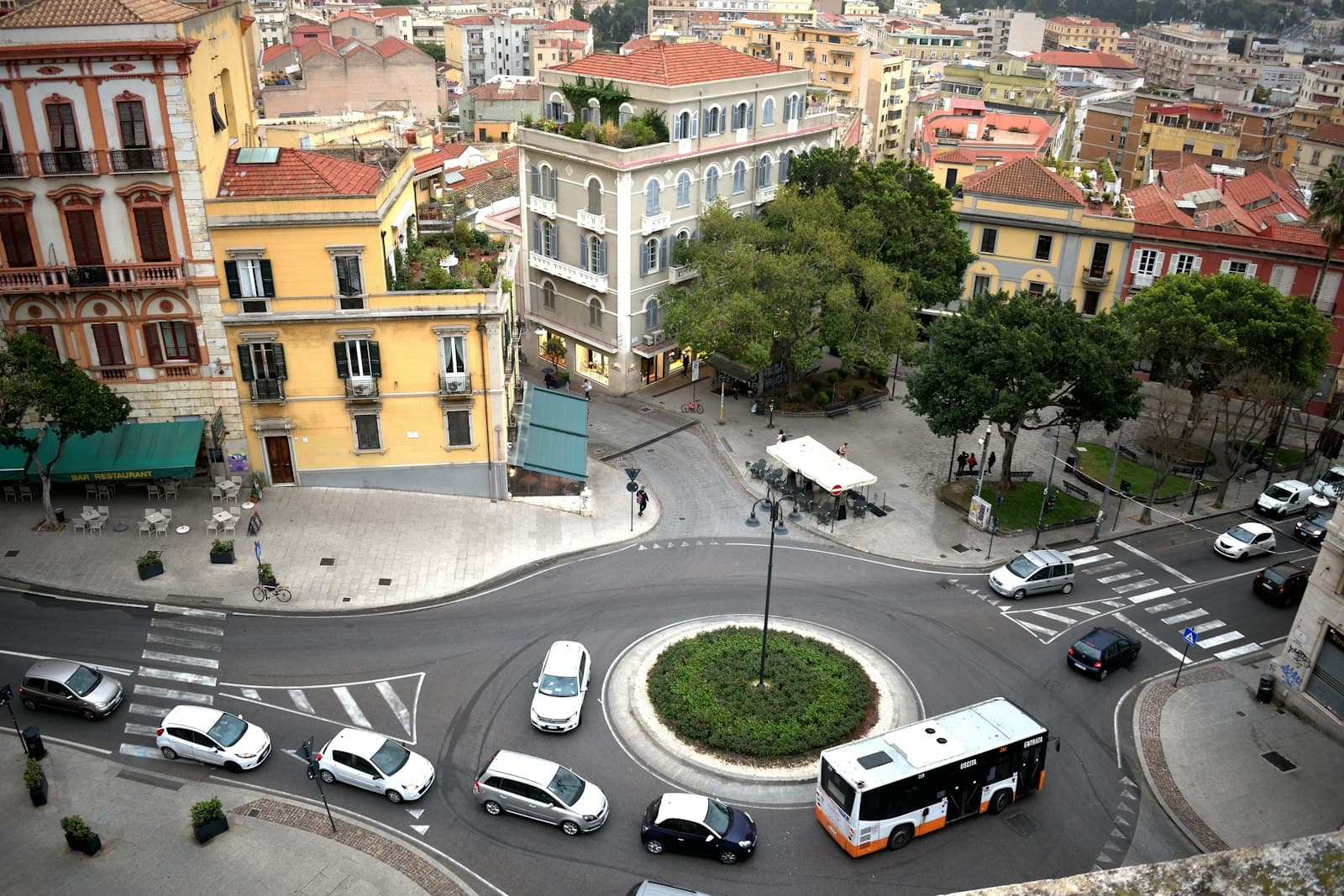 Cagliari — a view of a city from a high point of view