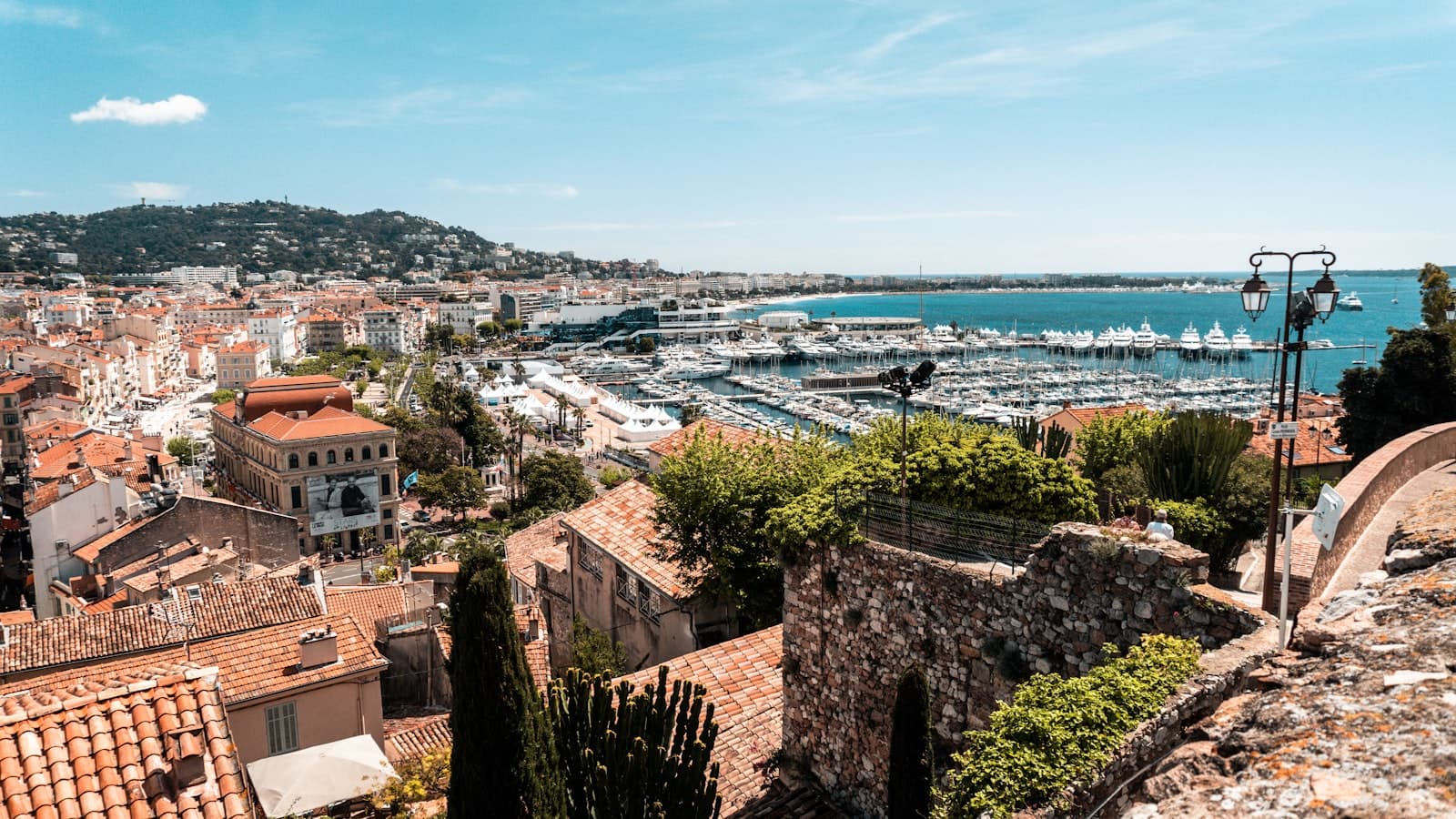Cannes — aerial photo of houses
