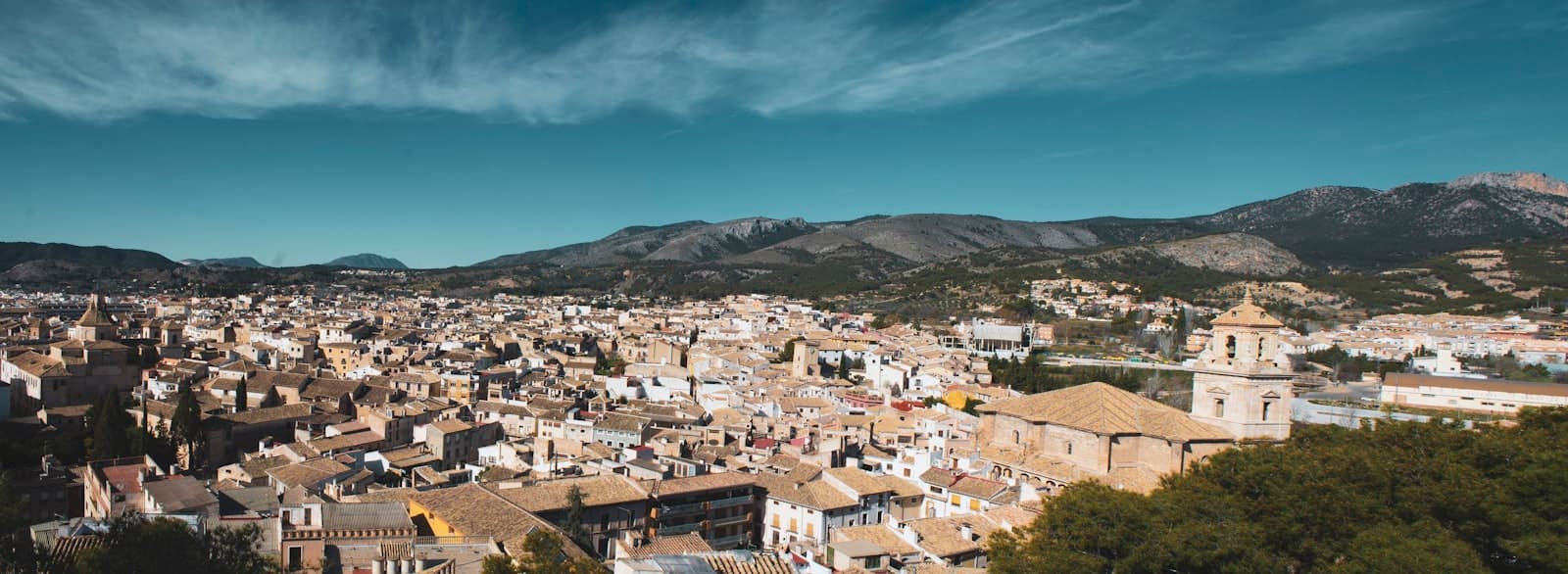 Caravaca de la Cruz — aerial view of city buildings during daytime