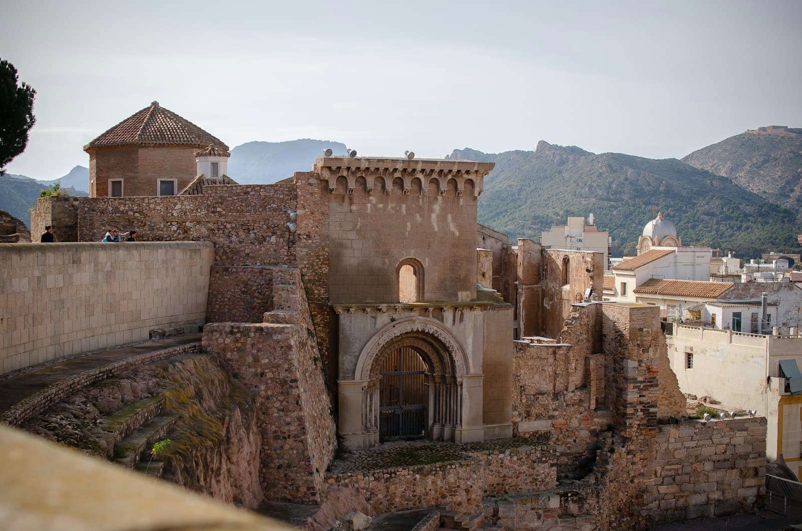 Cartagena — a view of a city with mountains in the background