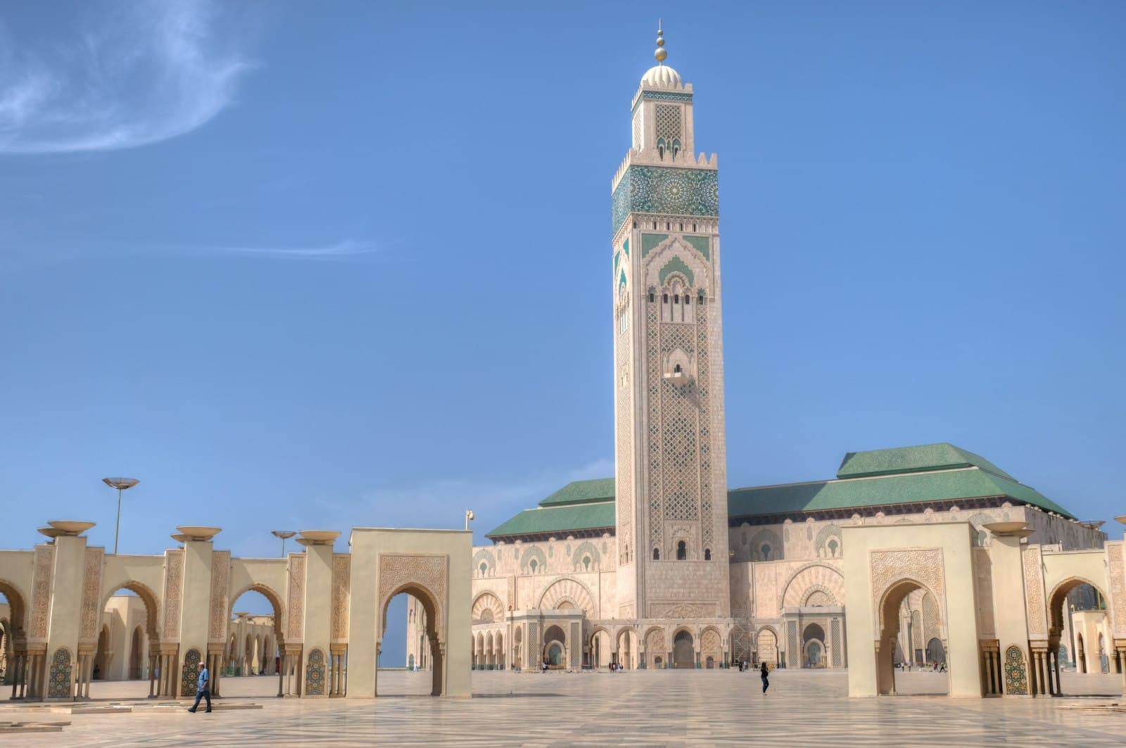 Casablanca — concrete building with tower