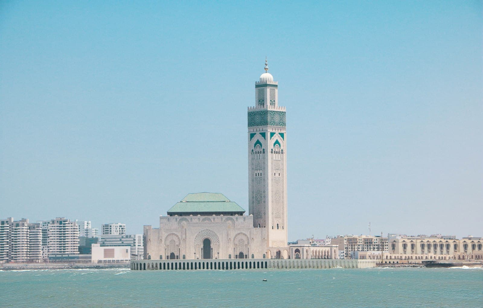 Casablanca — a large white building with a green roof