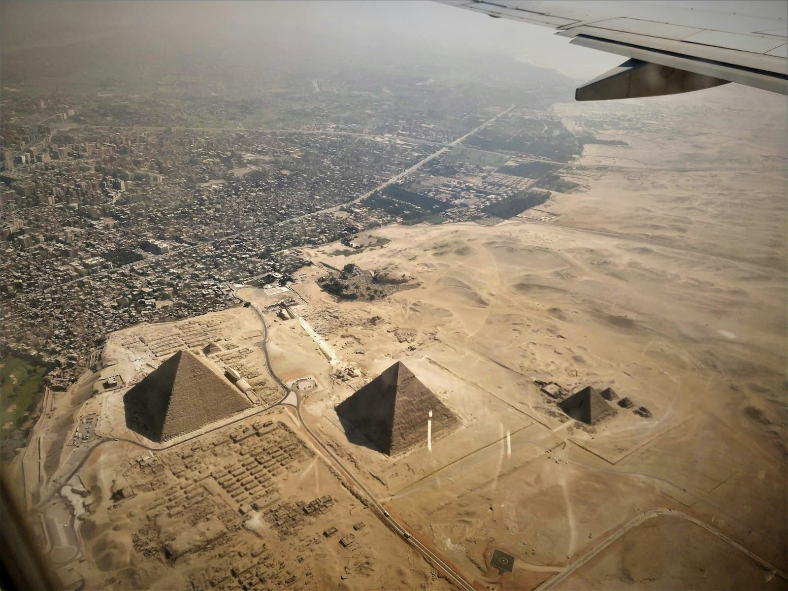 Charm el-Cheikh — aerial photography of pyramids of Egypt