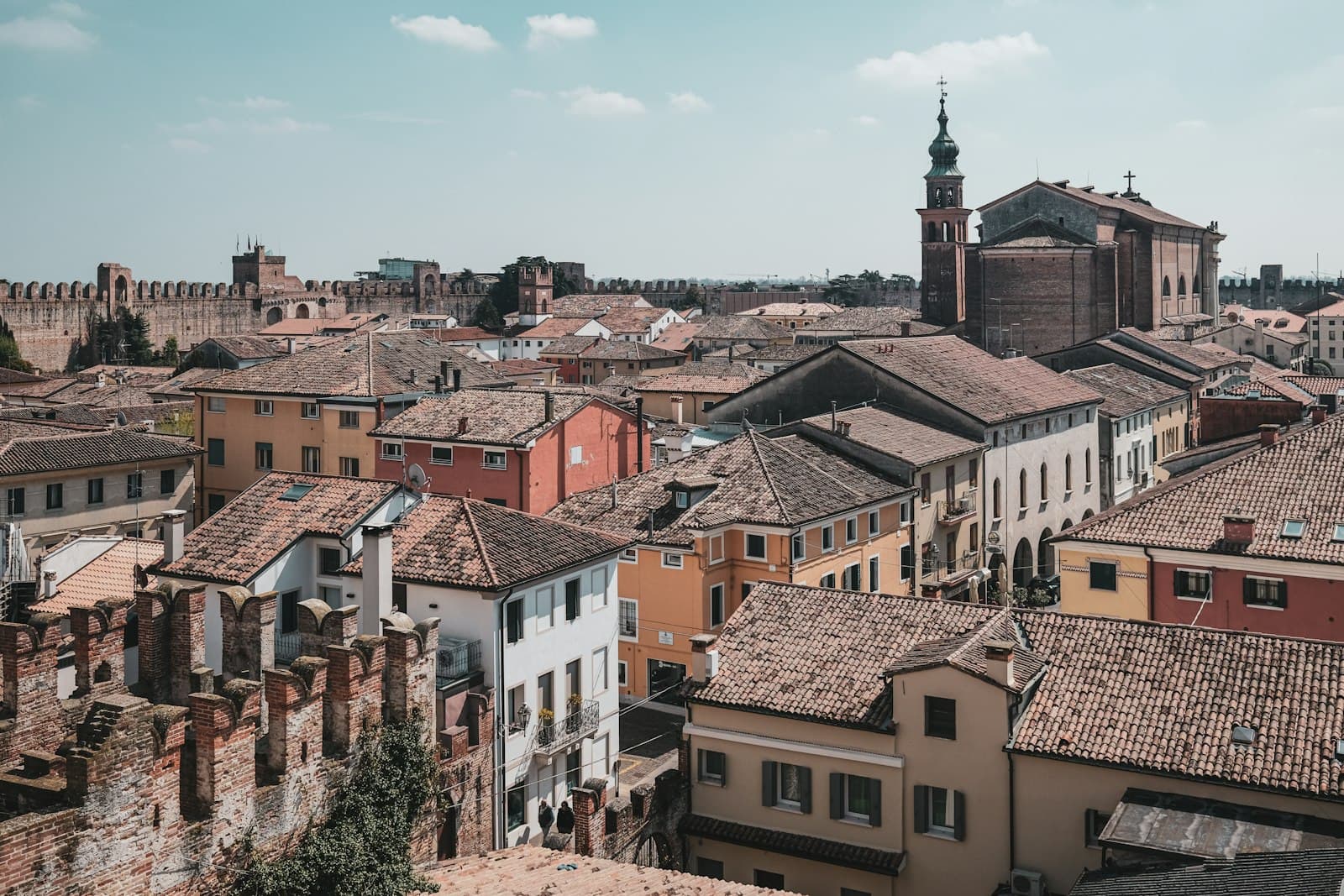 Cittadella — a view of a city from a high point of view