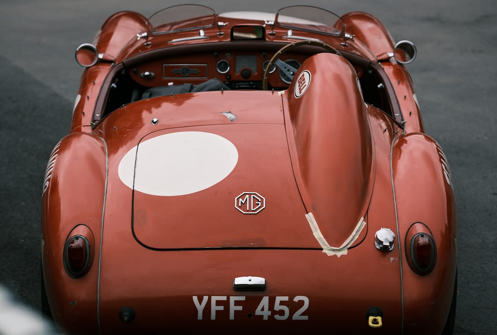 Cowbridge — a close up of a red sports car