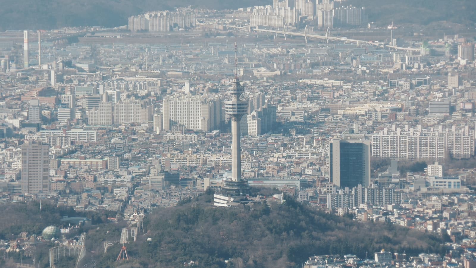 Daegu — aerial view of city buildings during daytime
