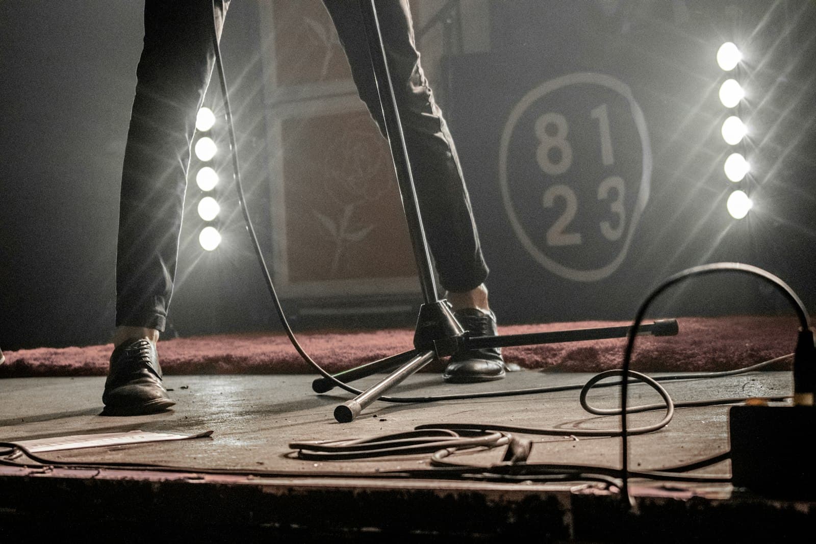 Des Moines — person standing on stage