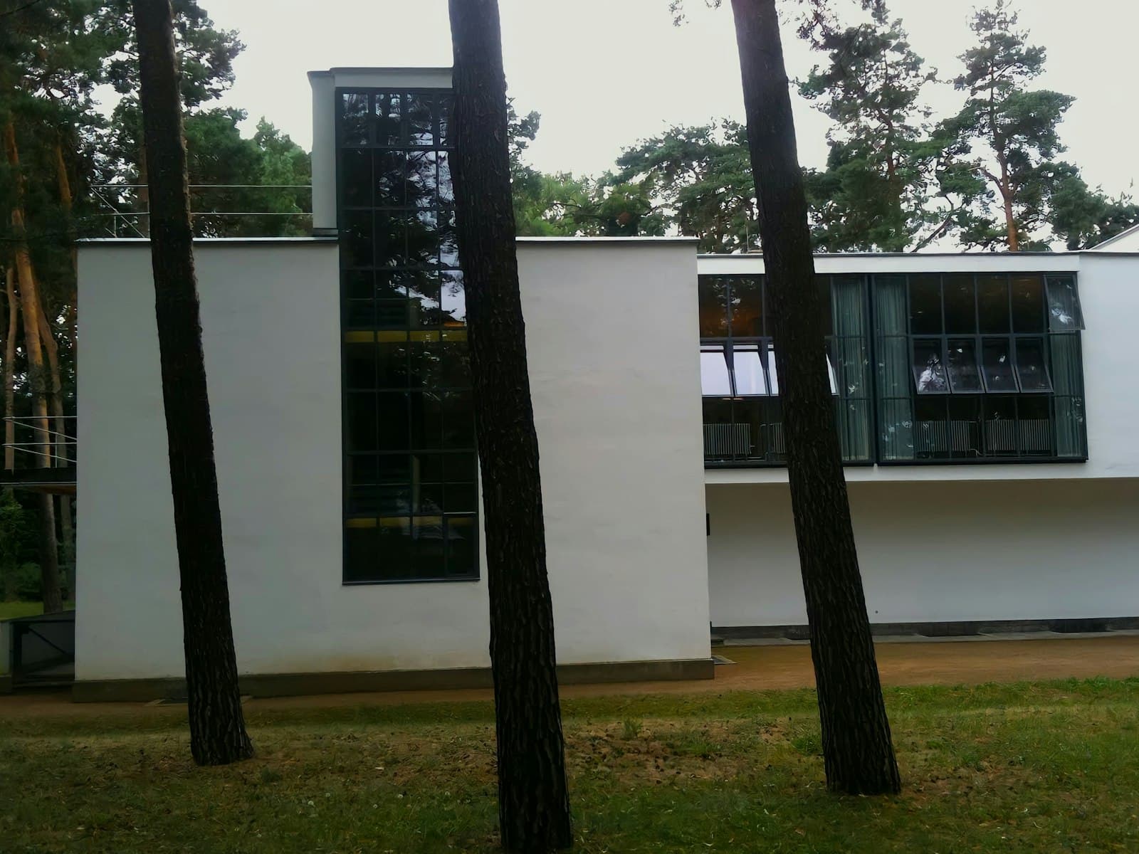Dessau — a building with trees in front of it