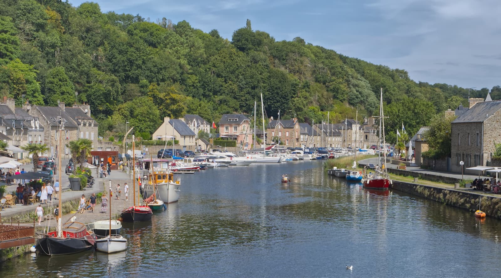 Dinan — A body of water filled with lots of boats