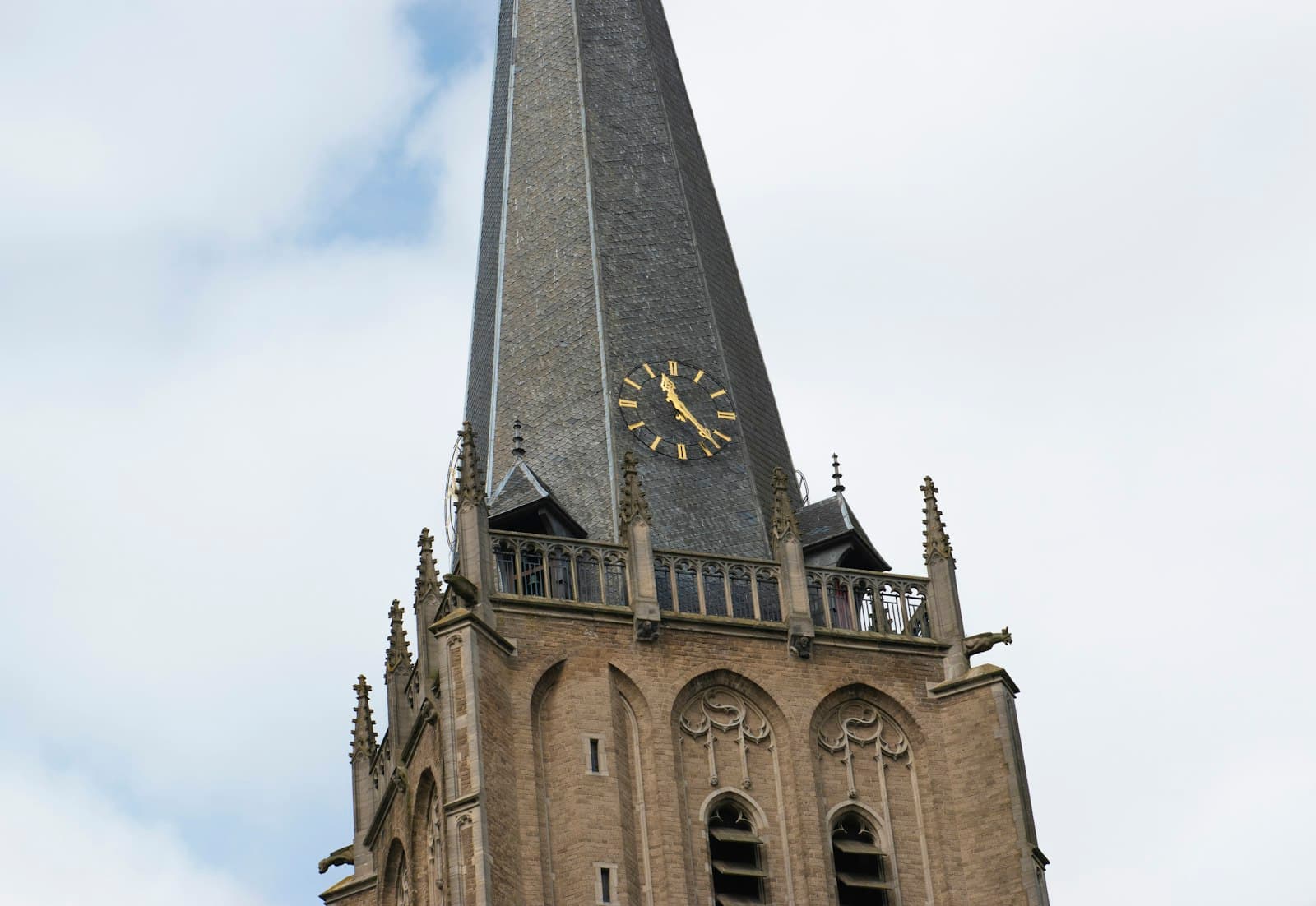 Doesburg — a tall clock tower with a clock on each of it's sides