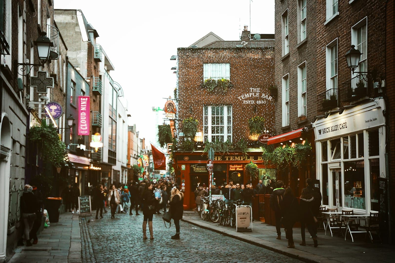Dublin — brown and white concrete houses