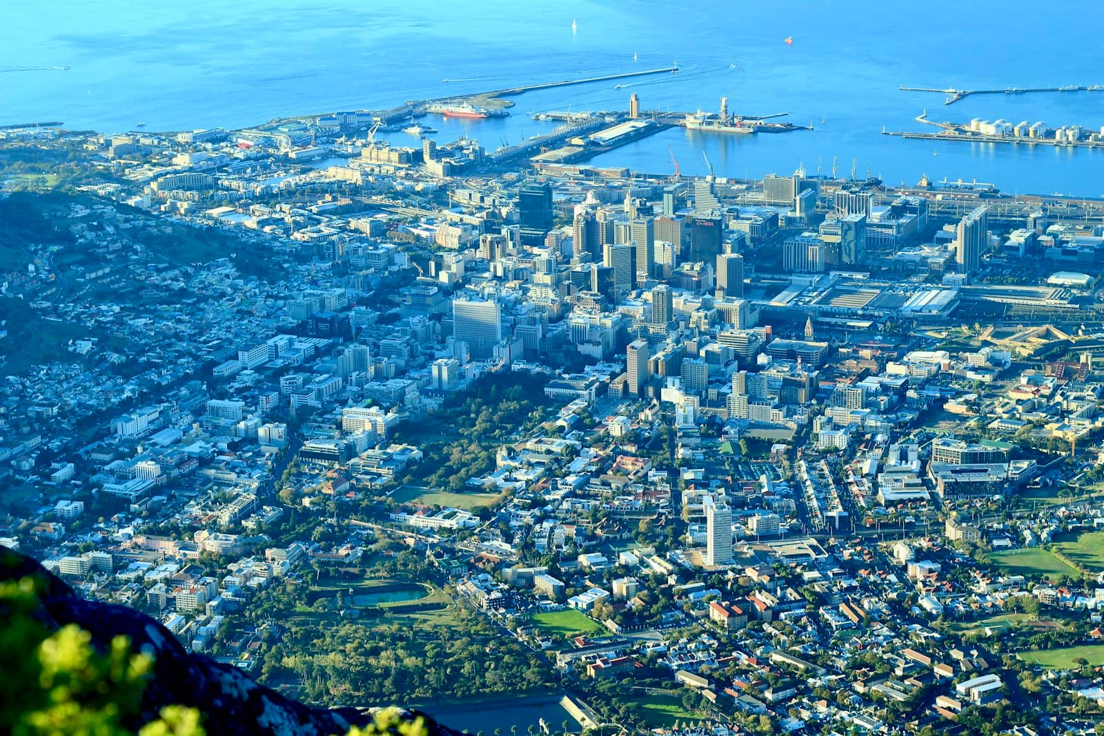 Durban — aerial view of city buildings during daytime