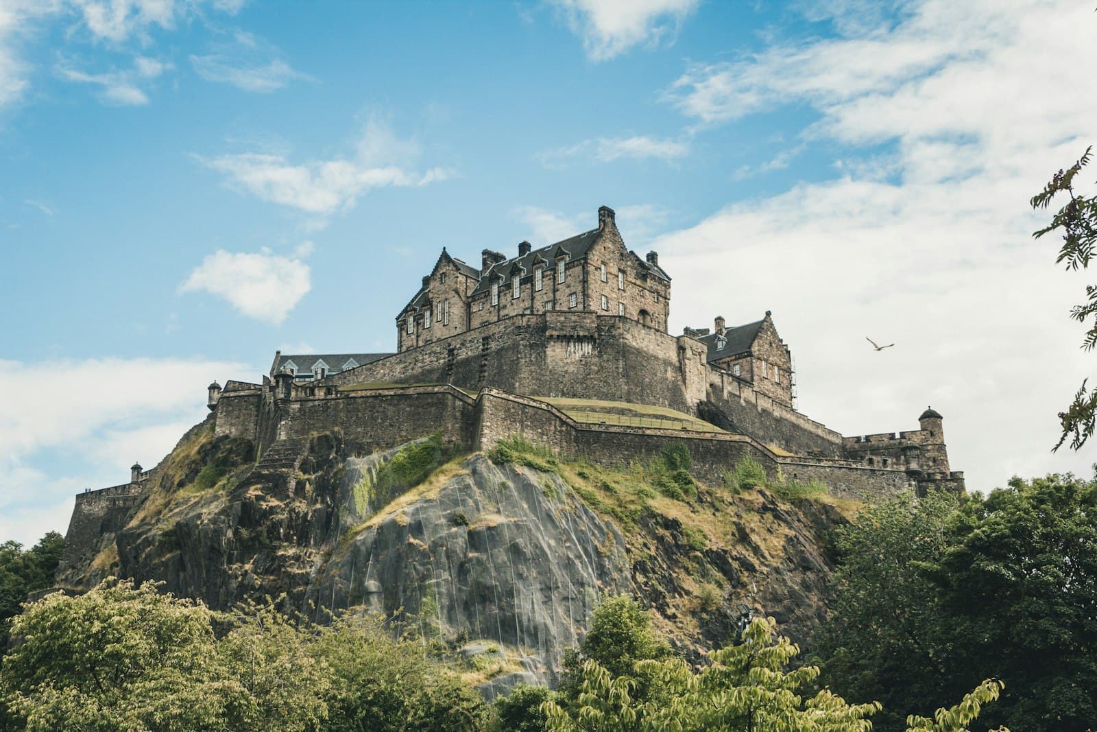 Edinburgh — gray concrete castle