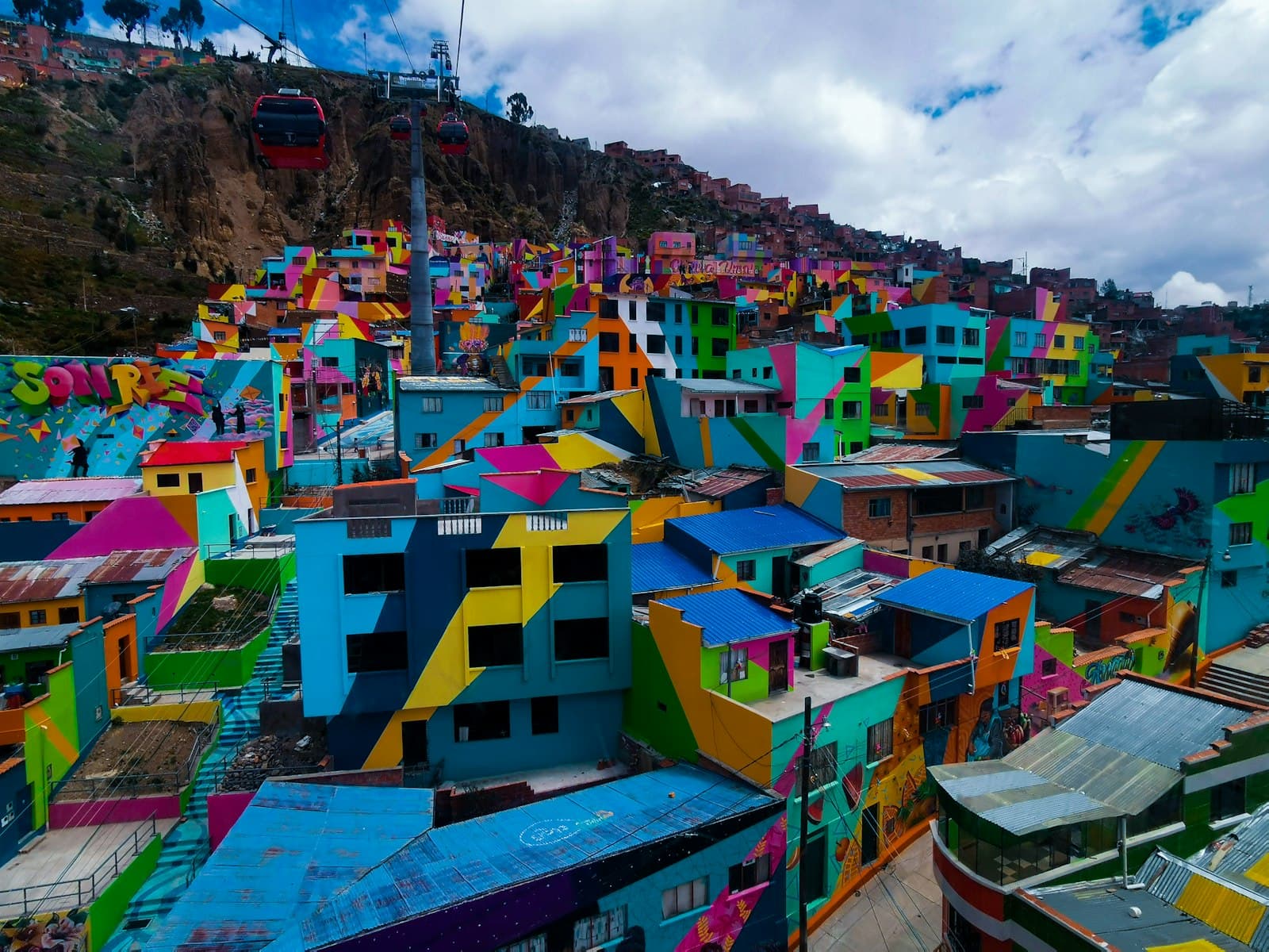 El Alto — a group of colorful buildings