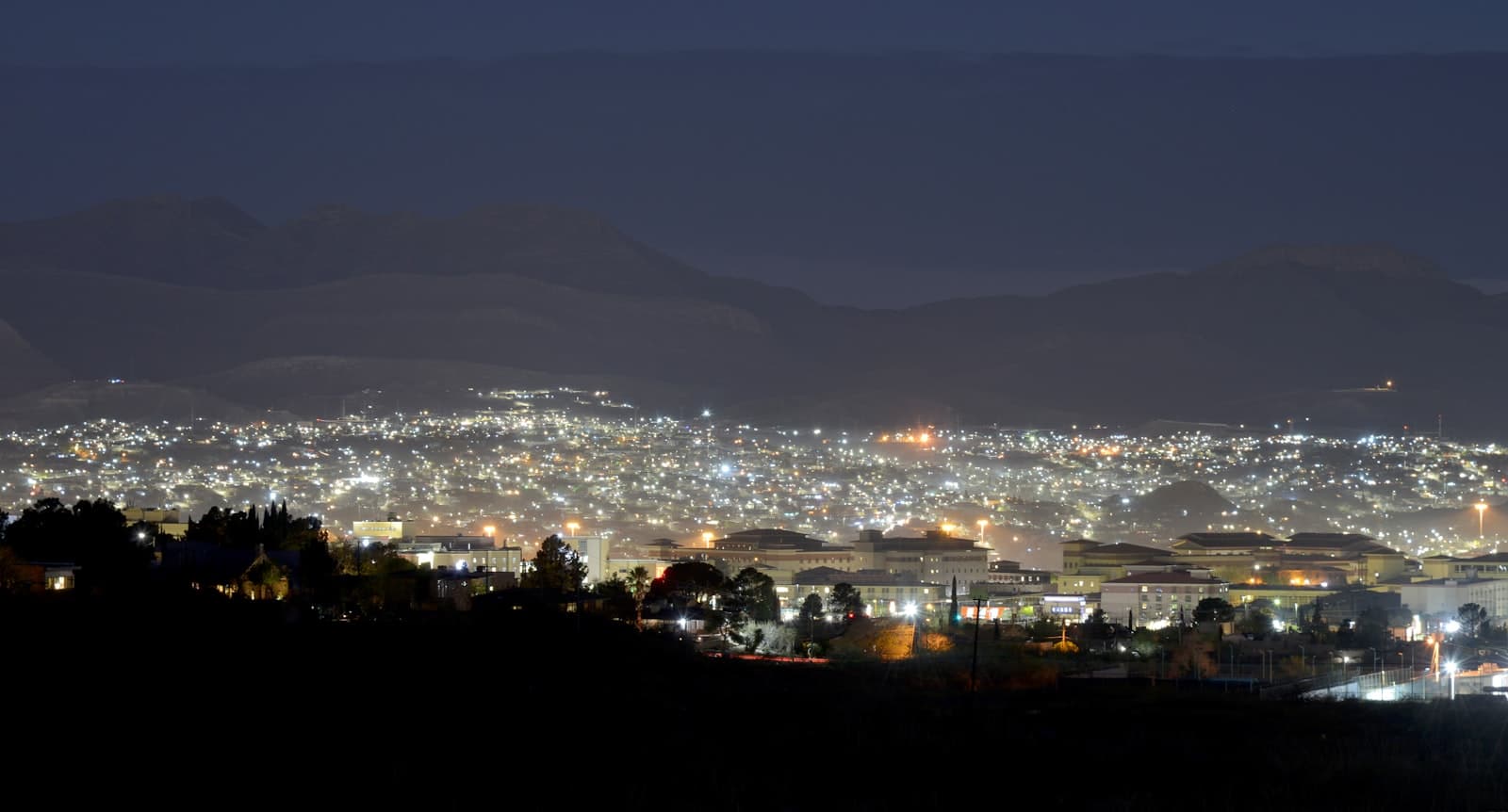El Paso — a city at night