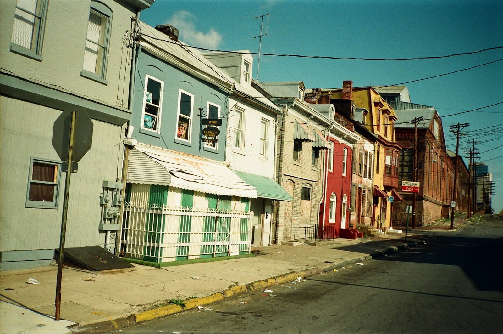 Elvis & Beale Street — A street lined with colorful buildings.