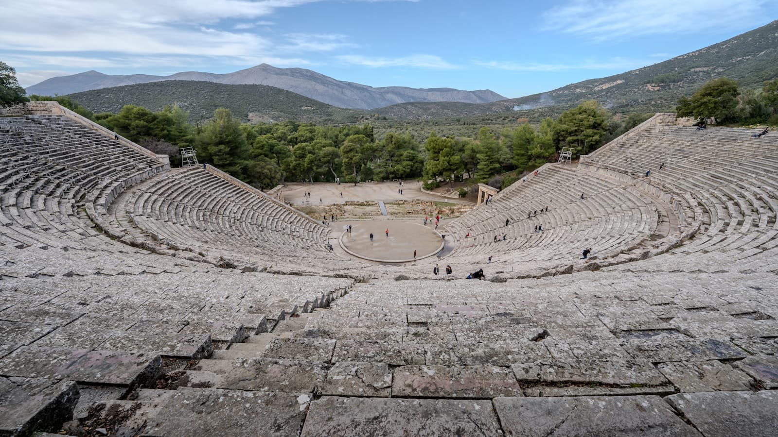 Epidaurus — an old amplisk in the middle of a mountain