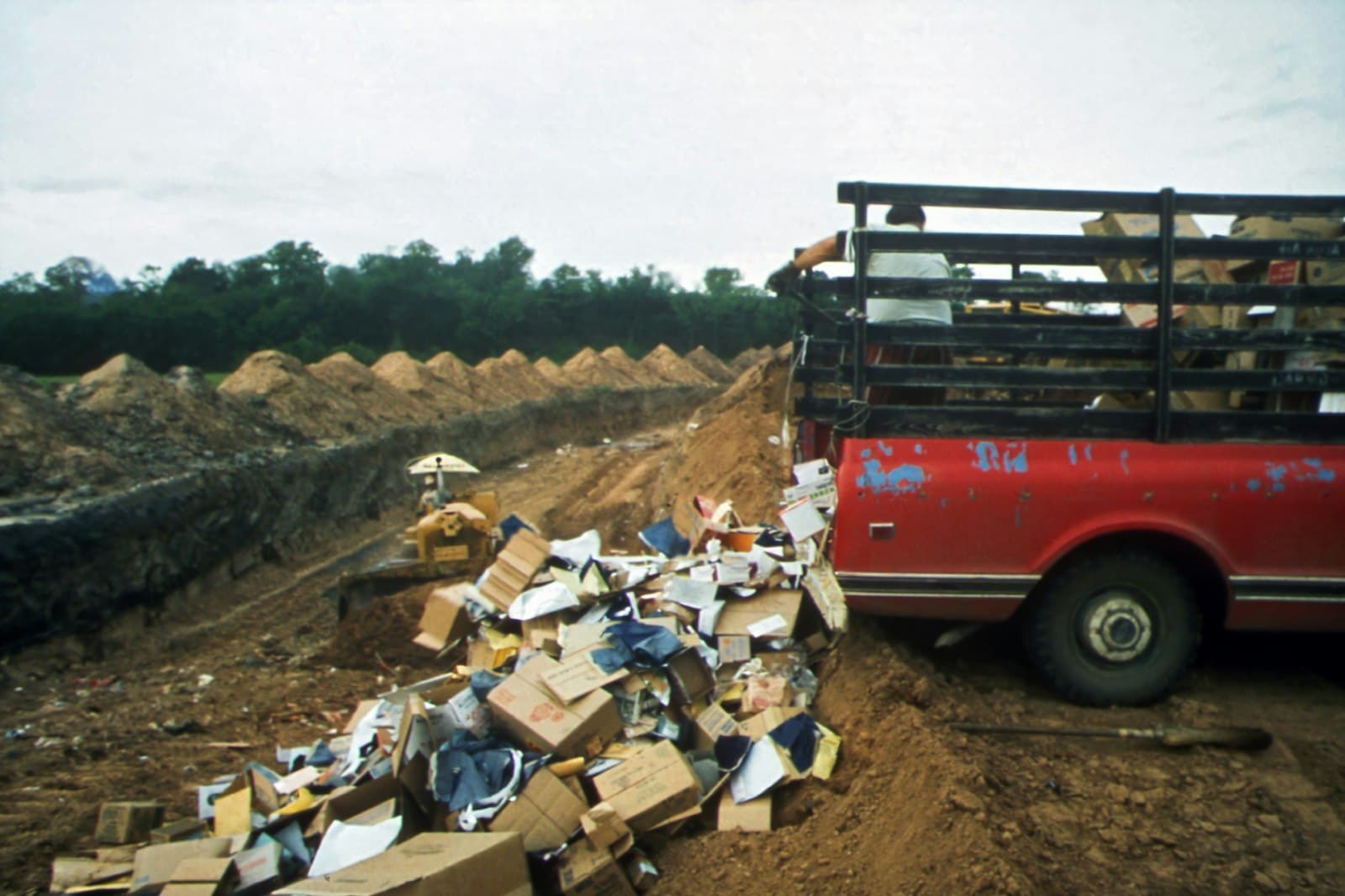 Fort Smith — a truck with a pile of wood