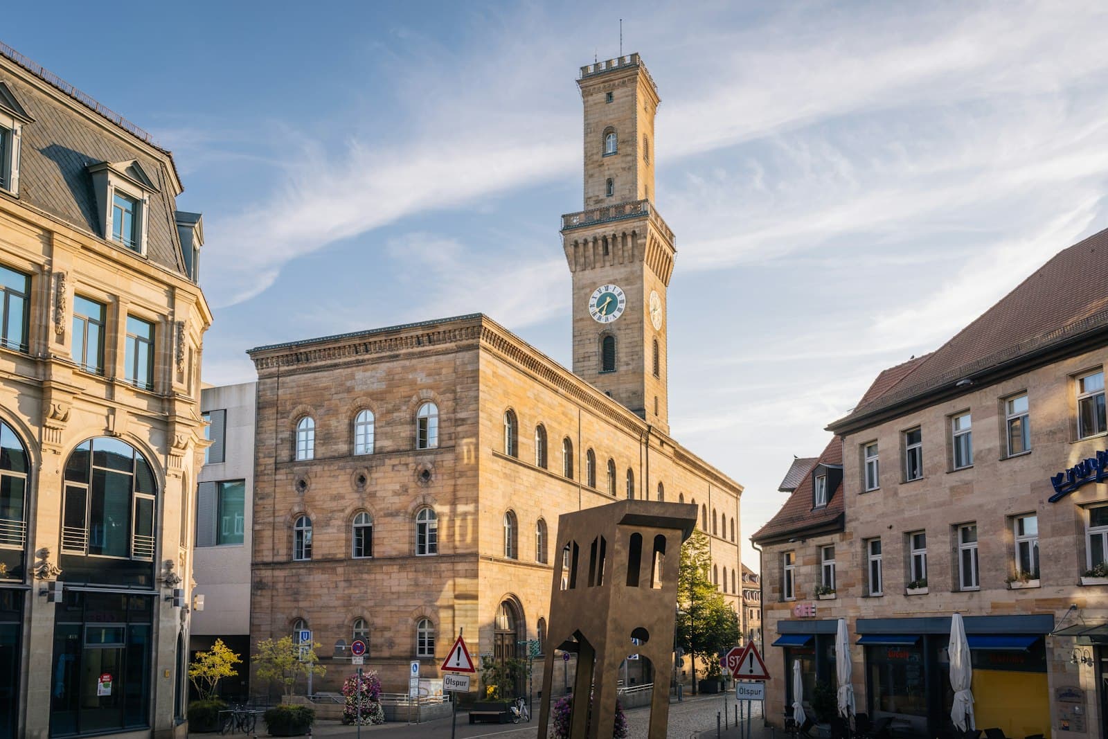 Fürth — A large clock tower towering over a city