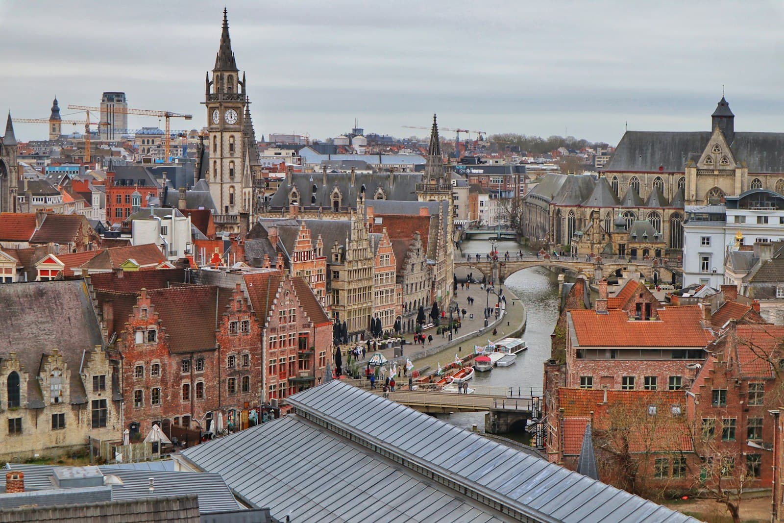 Ghent — brown and white concrete buildings during daytime