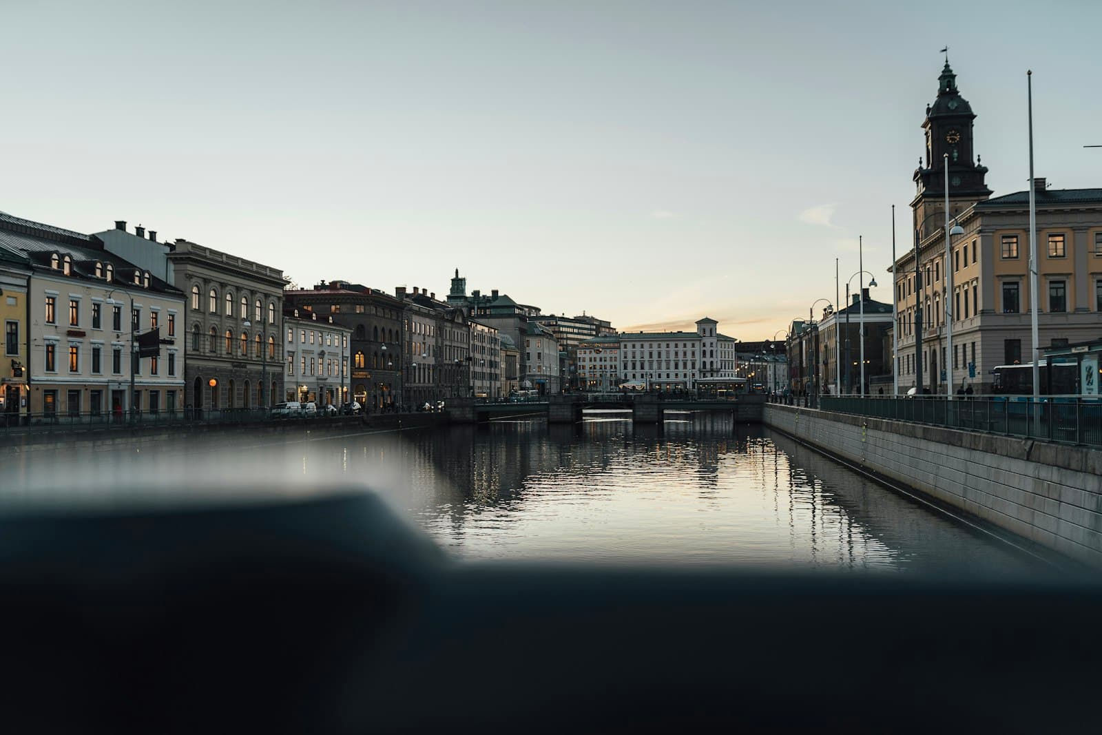 Gothenburg — river surrounded by concrete buildings during daytime